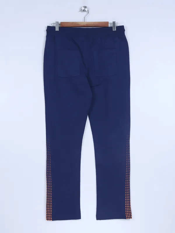 Being Human dark blue cotton track pant