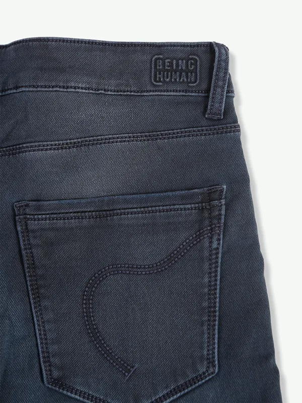 Being Human dark grey washed jeans