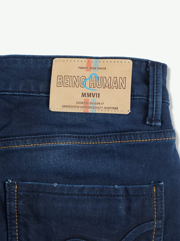 Being Human dark navy jeans in washed
