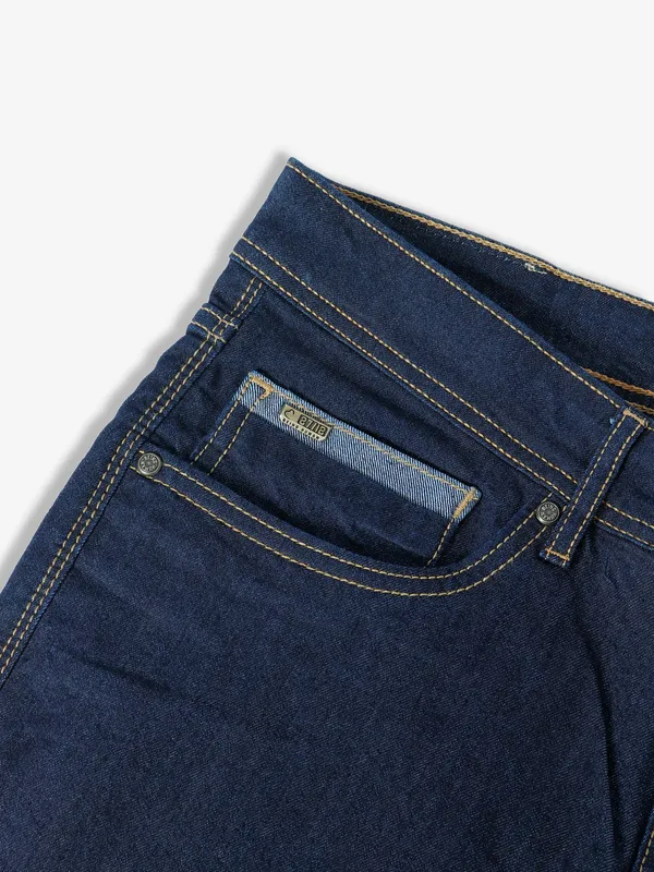 Being Human dark navy solid jeans