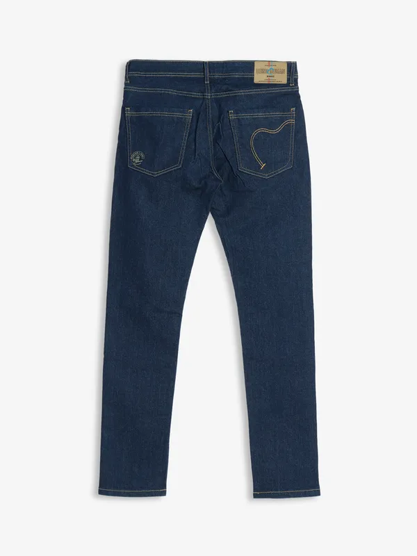 Being Human dark navy solid jeans