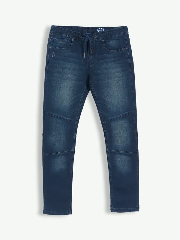 Being Human dark navy washed men jeans