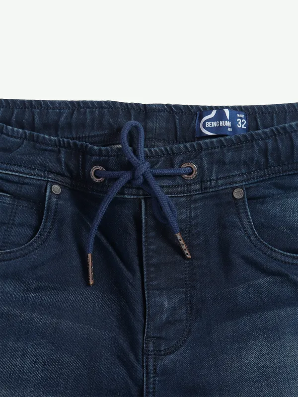 Being Human dark navy washed men jeans