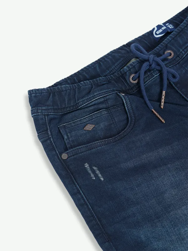 Being Human dark navy washed men jeans