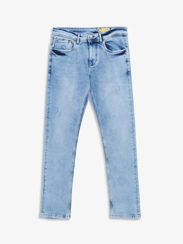 Being Human ice blue washed slim fit jeans