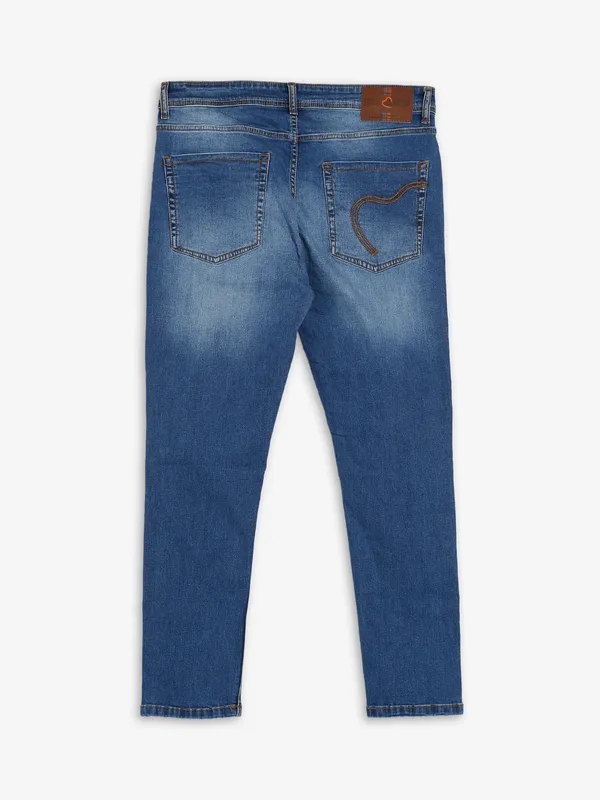 Being Human indigo blue cropped fit jeans