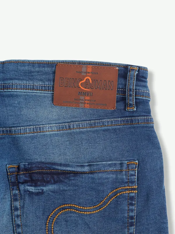Being Human indigo blue slim fit jeans