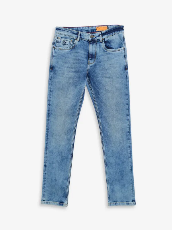 Being Human light blue washed skinny fit jeans