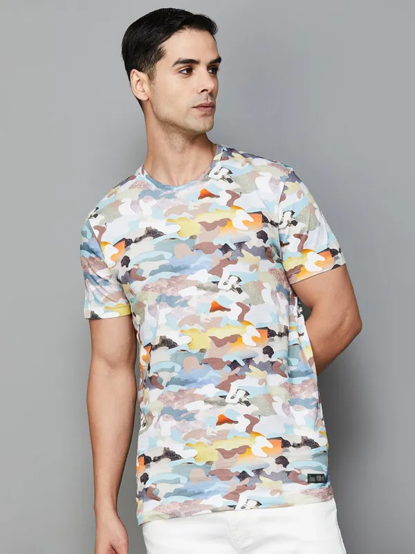 Being Human multi color printed t shirt