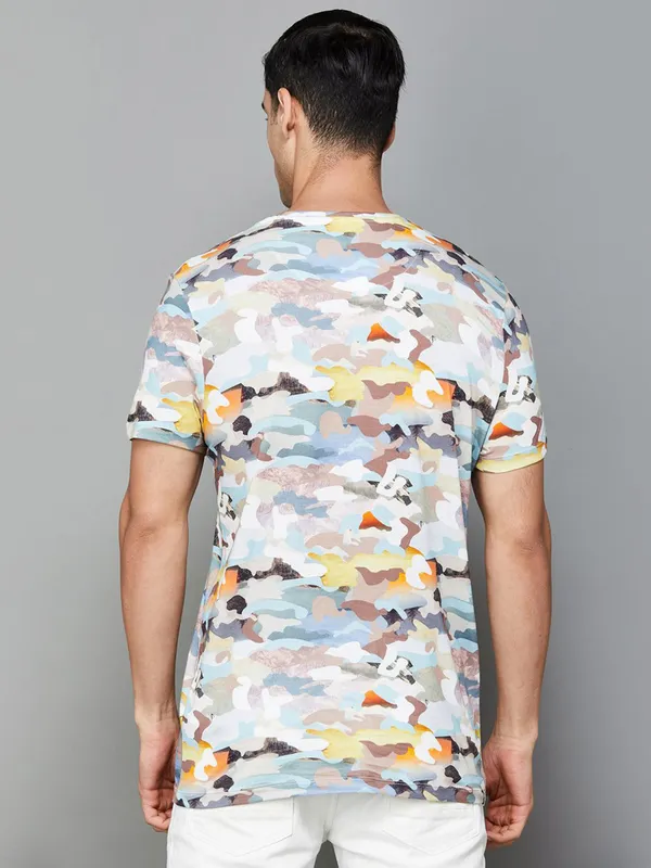 Being Human multi color printed t shirt