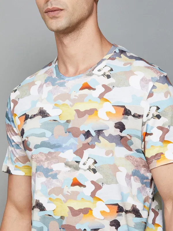Being Human multi color printed t shirt