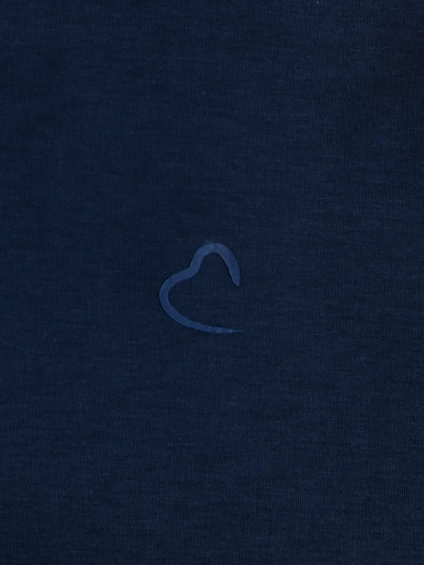 Being Human navy plain knitted t shirt