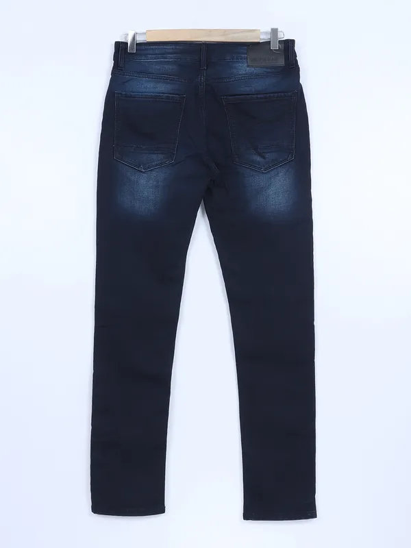 Being Human navy slim fit washed jeans