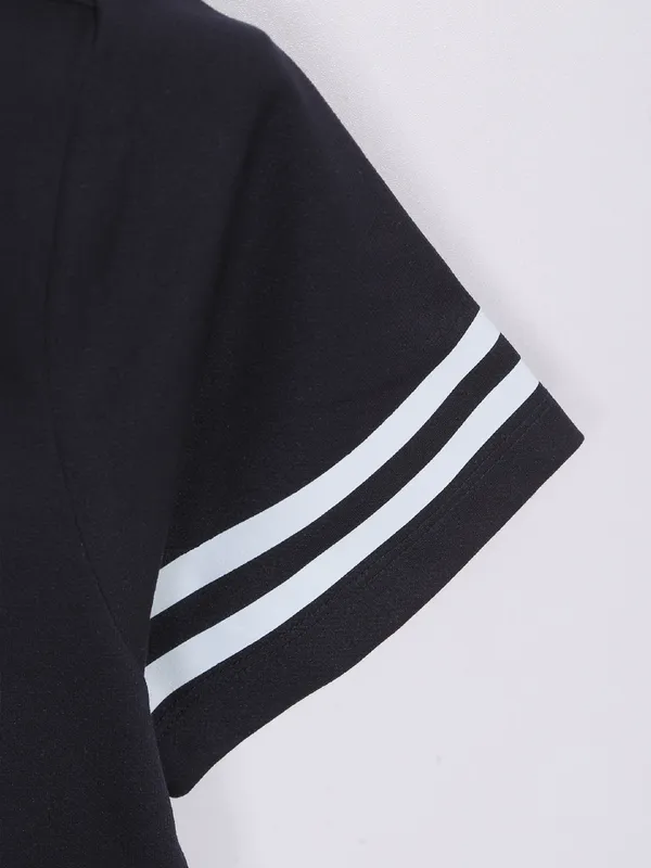 Being Human navy t shirt in plain