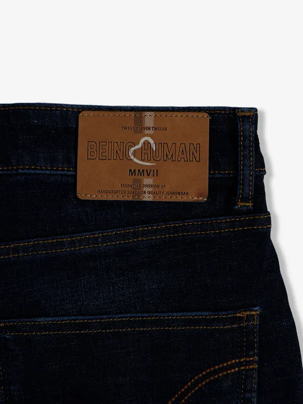 Being Human navy washed jeans
