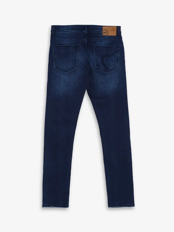 Being Human navy washed skinny jeans