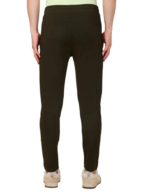 BEING HUMAN olive cotton track pant