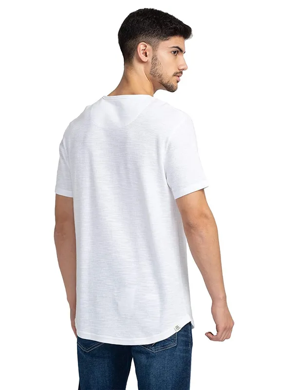 Being Human plain casual t shirt in white