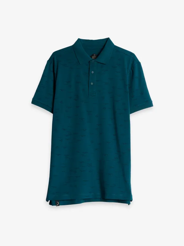Being Human printed teal blue t shirt