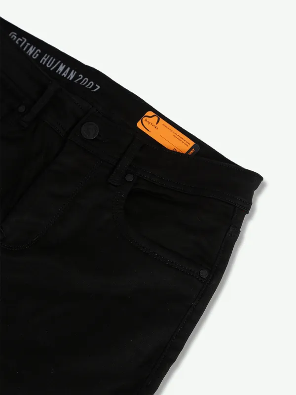 Being Human solid black jeans with skinny fit