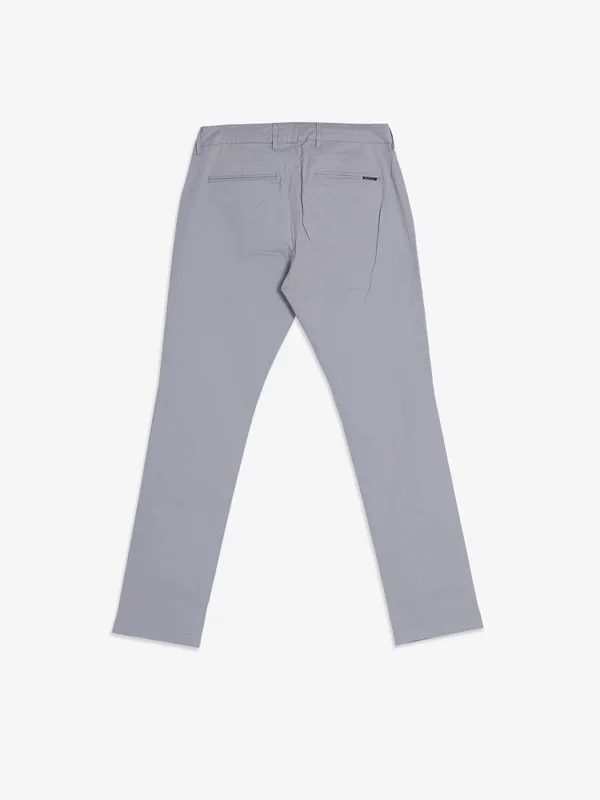 BEING HUMAN solid grey trouser