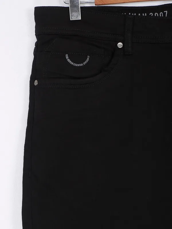 Being Human solid jeans in black