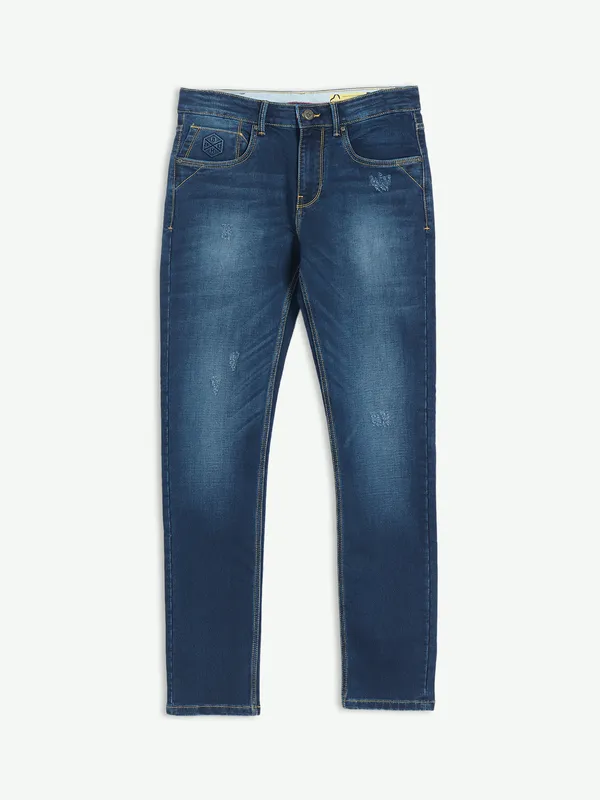 Being Human washed denim jeans in navy