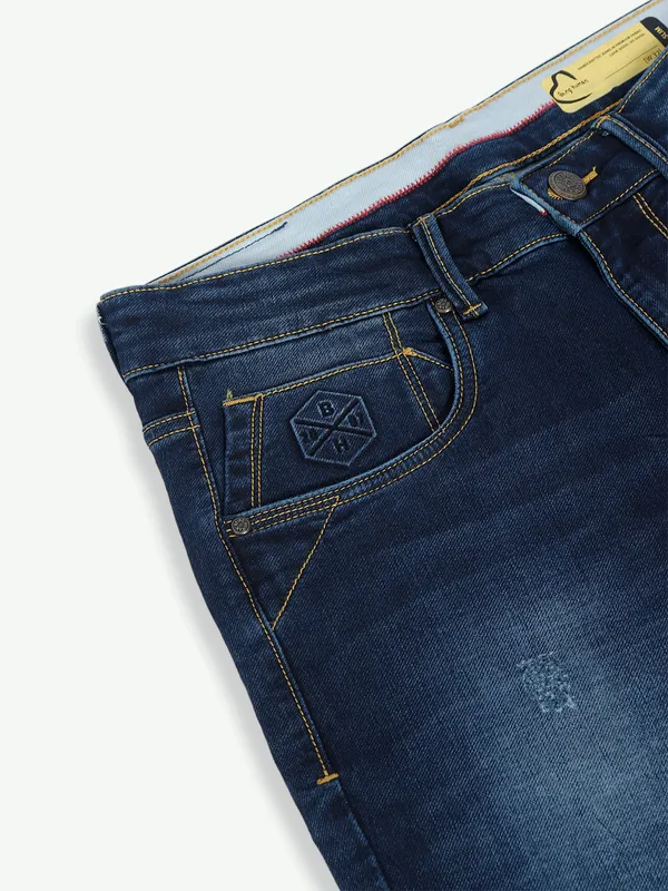 Being Human washed denim jeans in navy