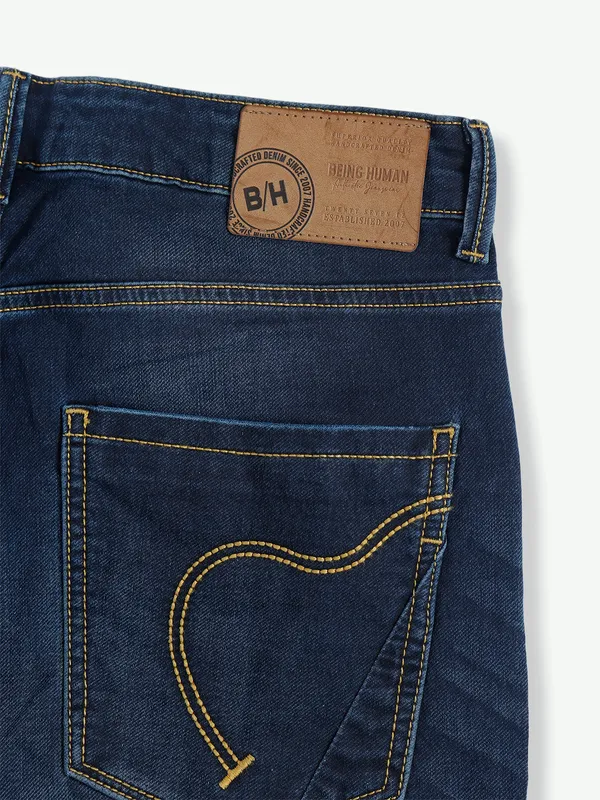 Being Human washed denim jeans in navy