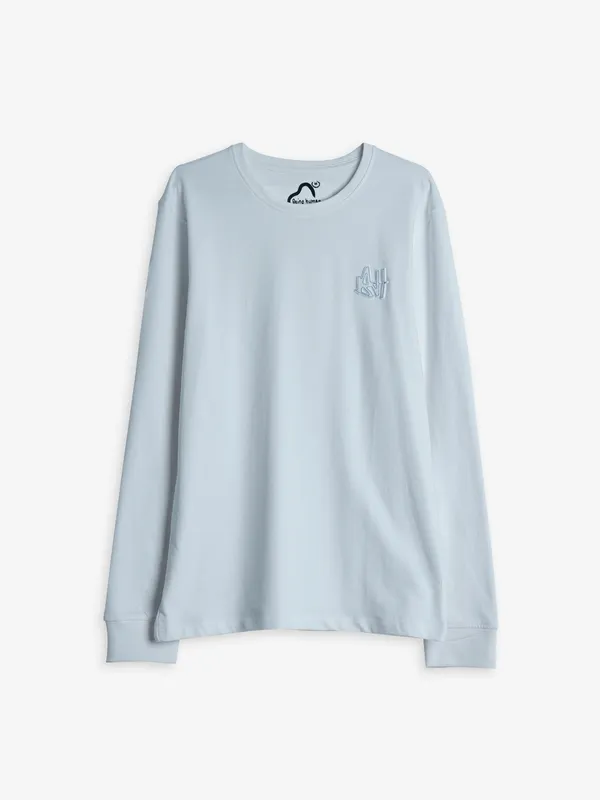 Being Human white cotton full sleeves t shirt