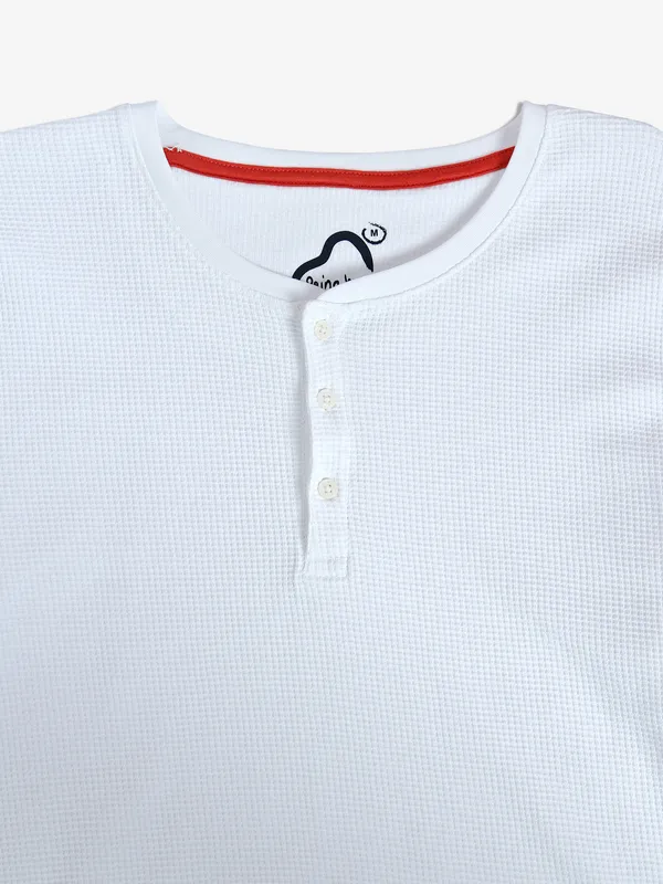 Being Human white plain t shirt