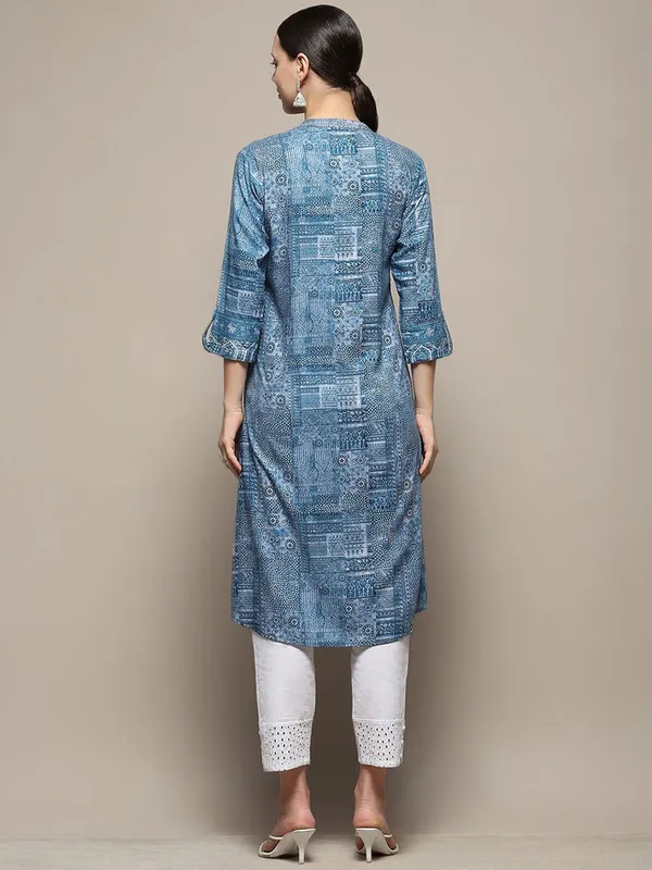 BIBA cotton kurti in blue