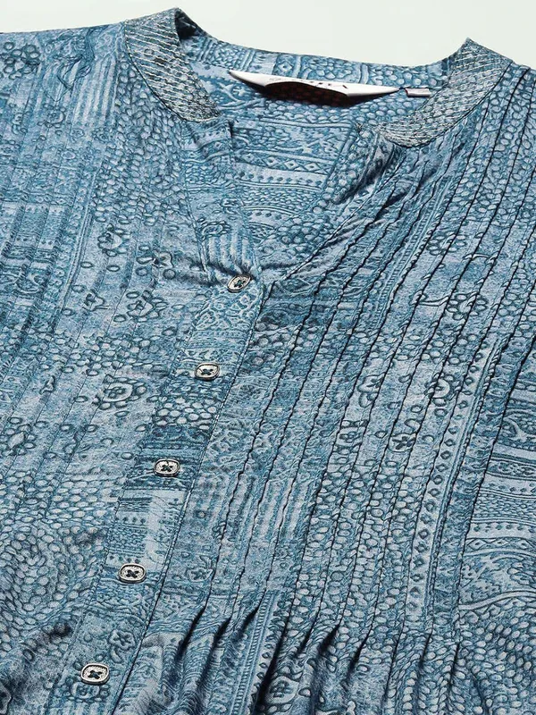 BIBA cotton kurti in blue