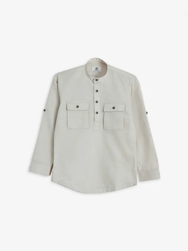 Blazo cotton beige shirt