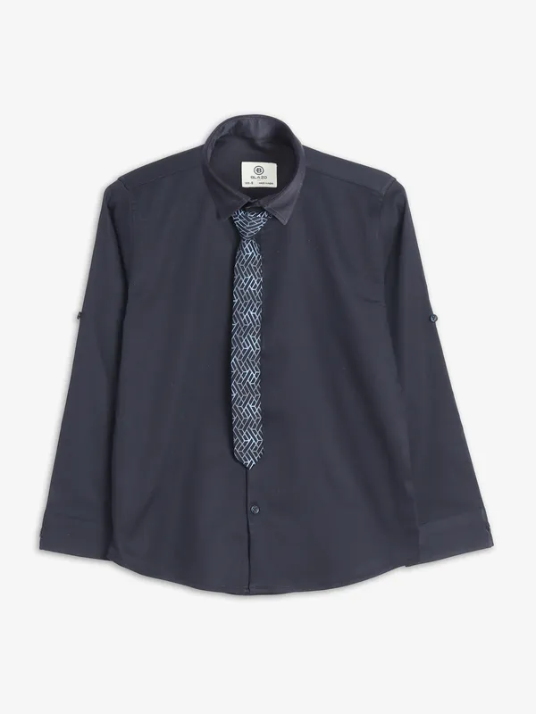 Blazo navy full sleeves shirt