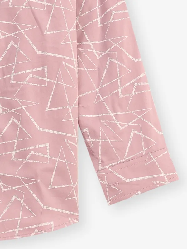 BLAZO onion pink cotton shirt
