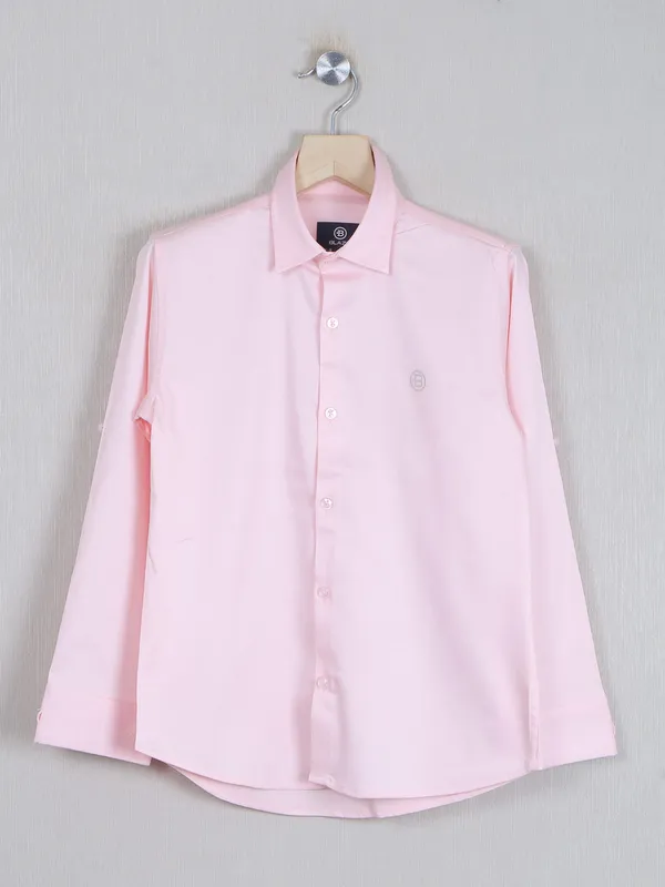 Blazo pink printed casual wear shirt