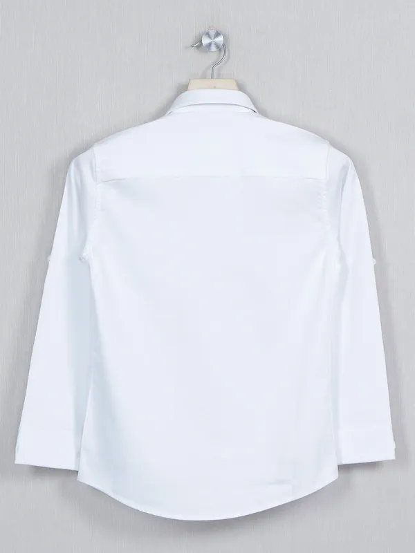 Blazo printed white color shirt
