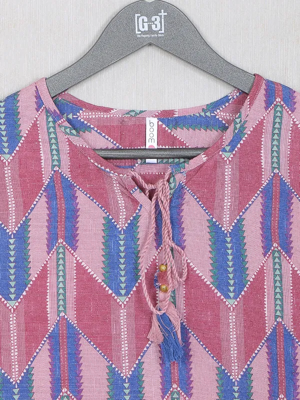 Boom amazing multi color printed cotton casual wear top