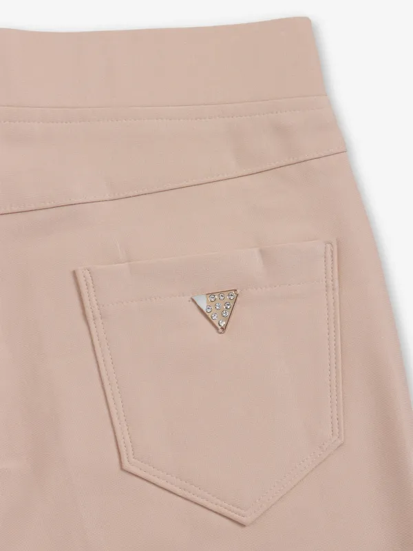 BOOM beige slim fit jeggings