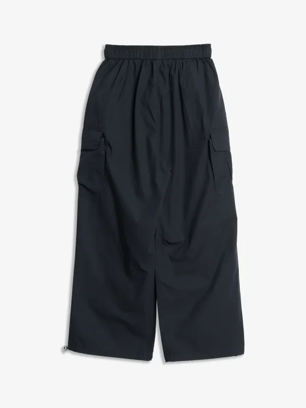 Boom black cotton ankle pant