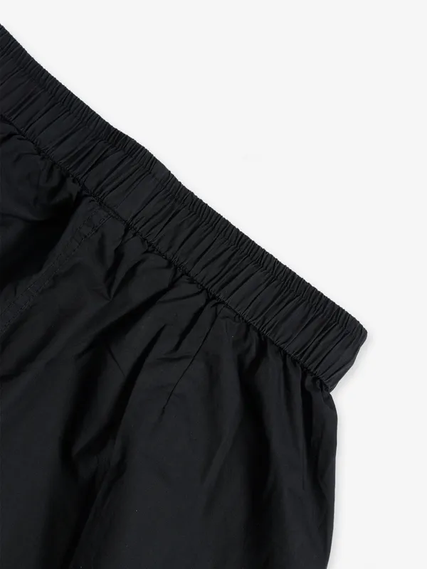 Boom black cotton ankle pant