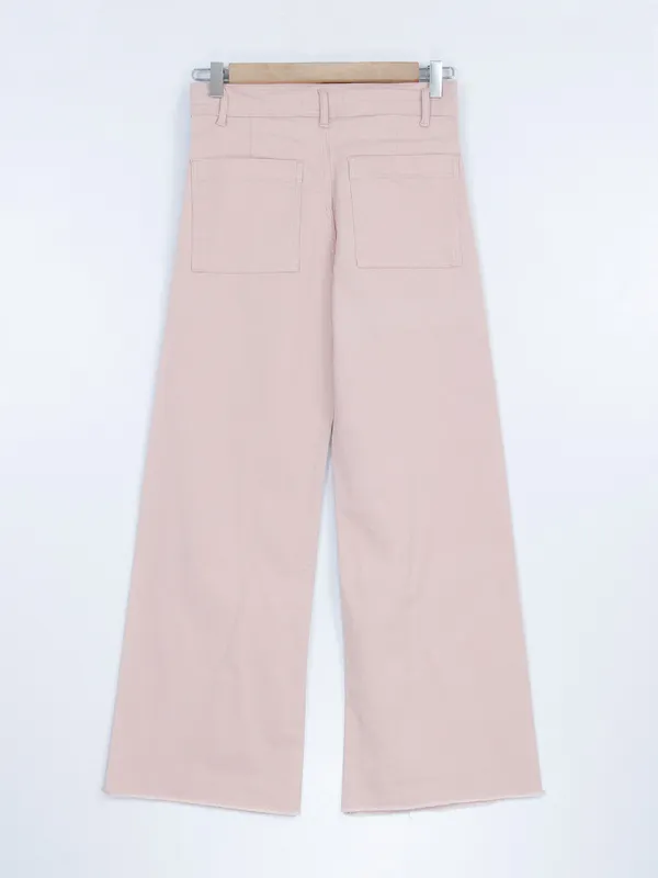 Boom flare denim pink jeans