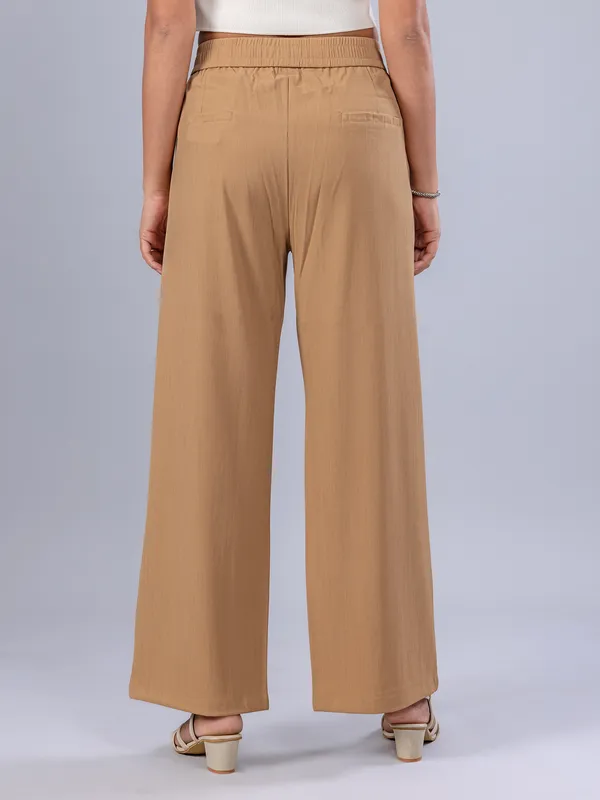BOOM khakhi cotton casual wear women pant