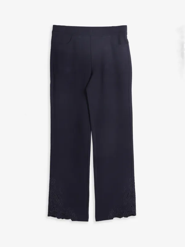 Boom navy ankle length jeggings