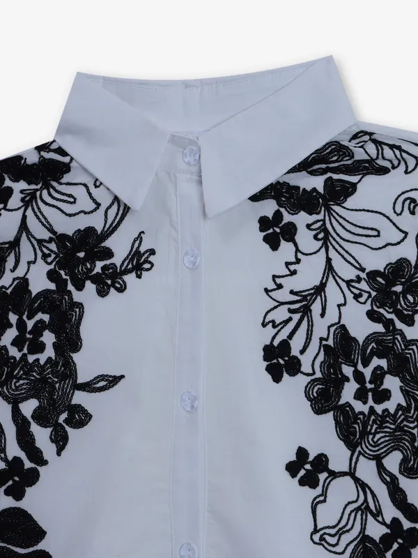 BOOM off-white cotton shirt
