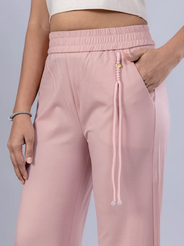 BOOM peach cotton pant for woman