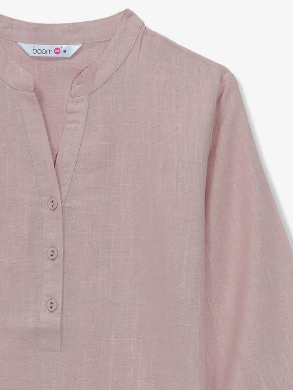 BOOM pink cotton top
