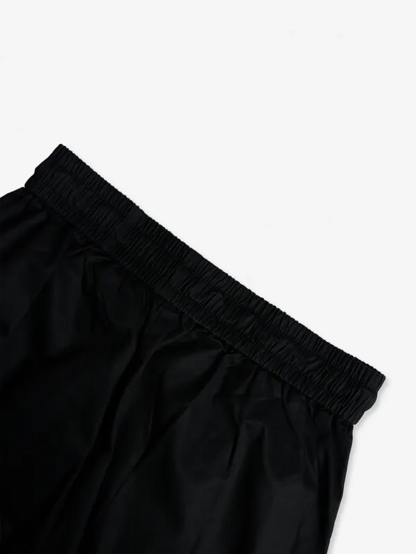 Boom plain black cotton pant
