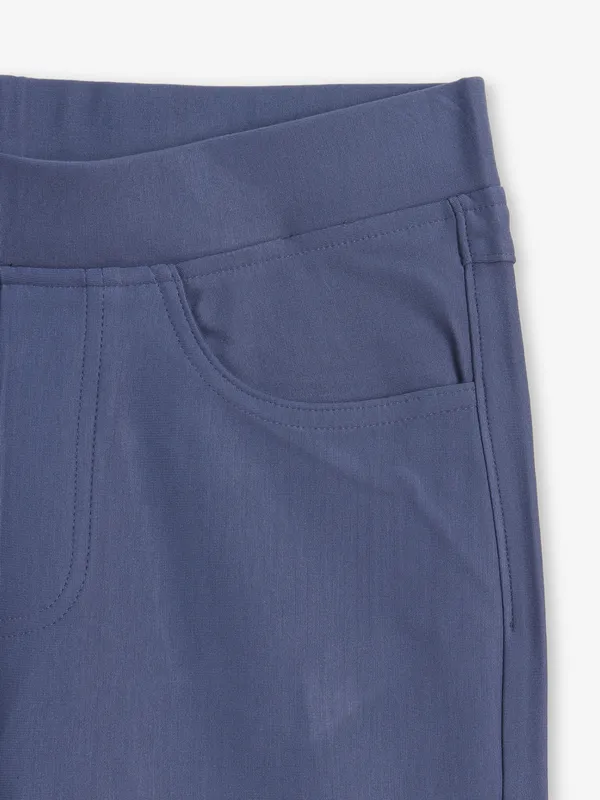 BOOM solid stone blue slim fit jeggings